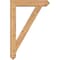 Ekena Millwork Traditional Arts and Crafts Smooth Bracket w/ Offset Brace, Western Red Cedar, 5 1/2"W x 24"D x 36"H BKT0604X24X36TRA03SWR - alternate 2